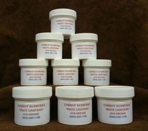 White Lightning Gun Grease.  Click for larger image.