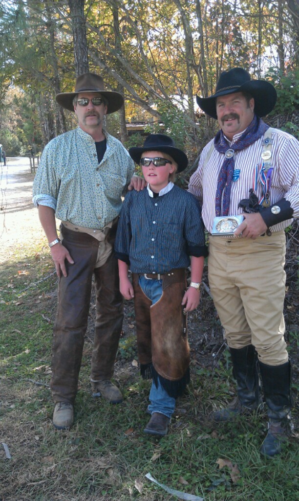 Jimmy Spurs with Rattlesnake Wrangler and Red River Ray.