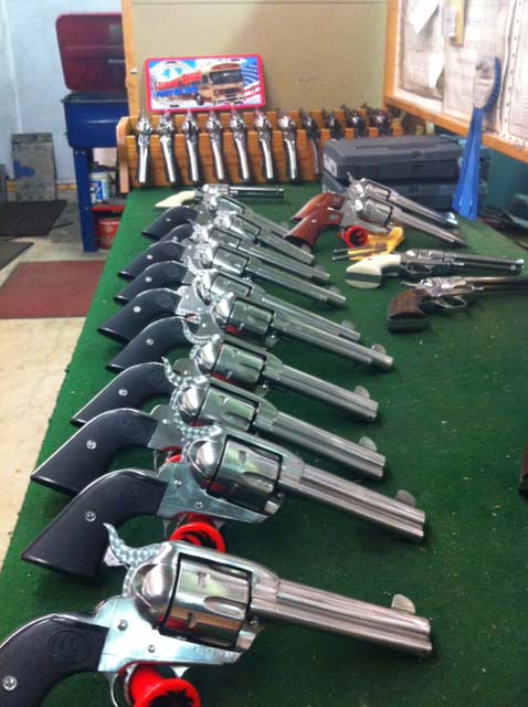 Ruger revolvers at Cowboy Gunworks.