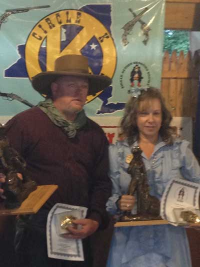 The Illustrated Man and Spinning Sally - 2013 SASS NY State Champions.