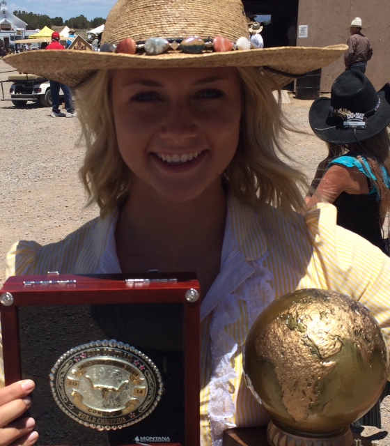 Slick's Sharp Shooter from GA - 2014 World Cowgirl Champion.