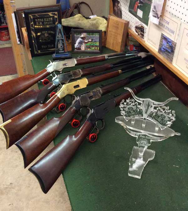 Some of the 1873 rifles Jimmy can customize for you ...