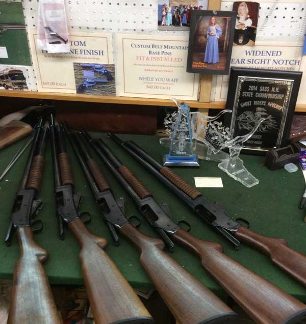 A selection of 1897 shotguns ...