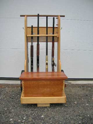 Front view of the guncart.