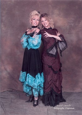 Karrie Kay and Kristine at the 2007 SASS MA/CT/RI State Championships.