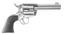 Ruger New Vaquero in Stainless Steel.