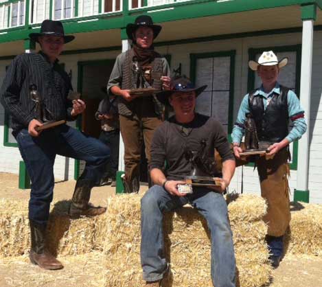 Campo Kid (sitting) 2012 SASS Junior Boys National Champion